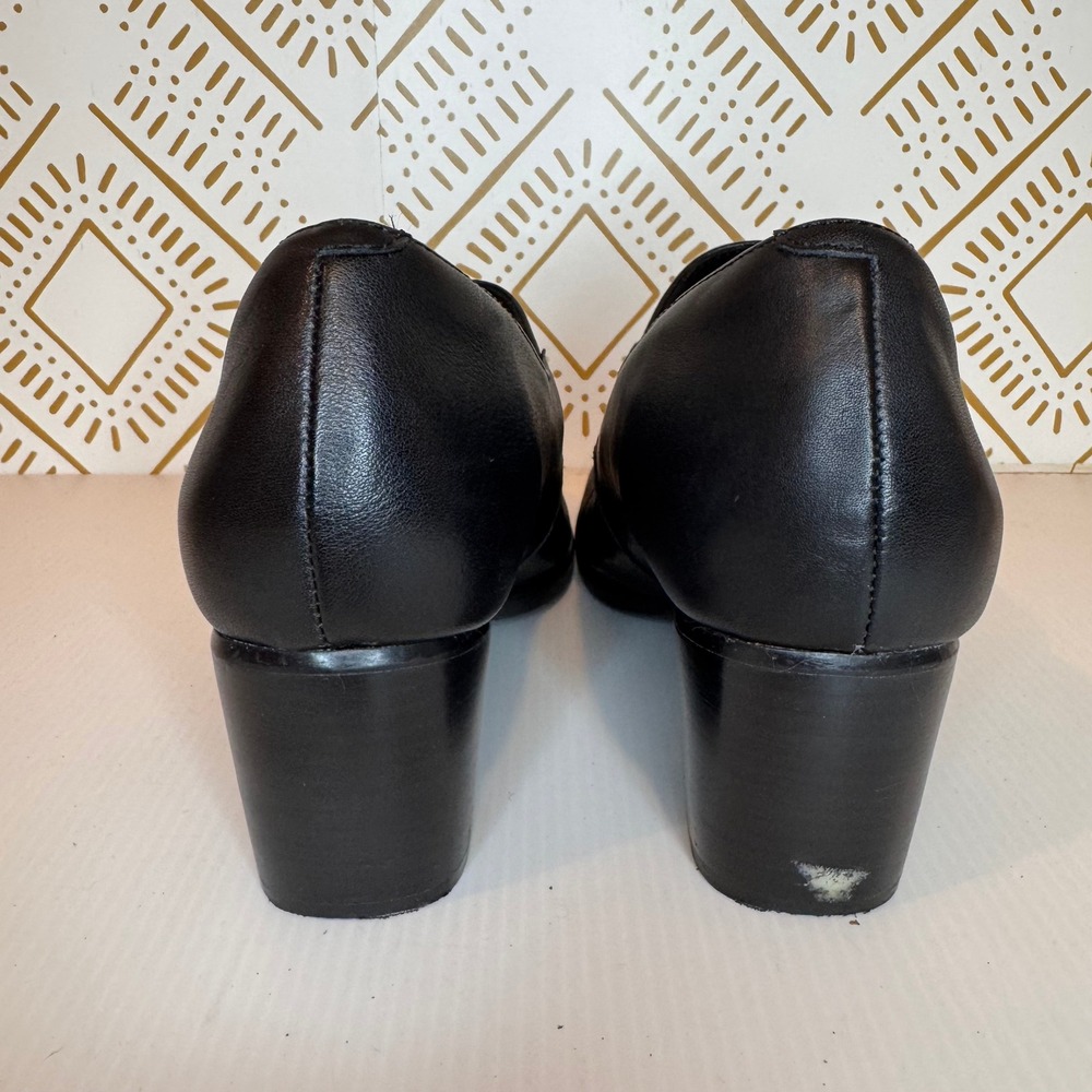 Aetrex Sara Mary Jane Heels Size 9.5 Leather Victorian Whimsigoth Witchy Comfort - Picture 5 of 11